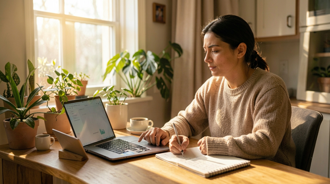 A Beacon virtual assistant working through a client's inbox and calendar
